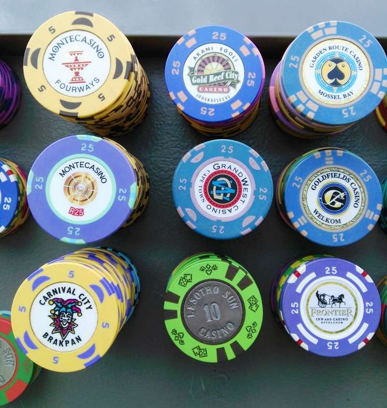 Huge Collection Lot of 361 x Casino Tokens/Chips | R3174 Face Value | Over 30 Different SA Casinos
