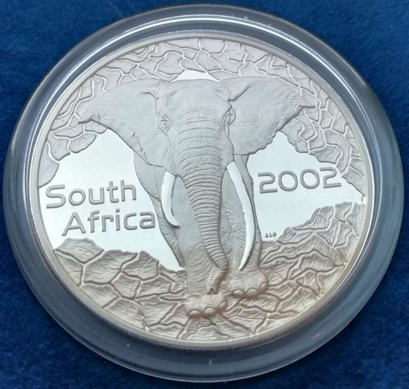 2002 | The Elephant | Proof Silver Wildlife Series | Prestige Set | Mintage Only 500 | R1 Start