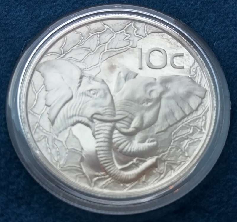 2002 | The Elephant | Proof Silver Wildlife Series | Prestige Set | Mintage Only 500 | R1 Start