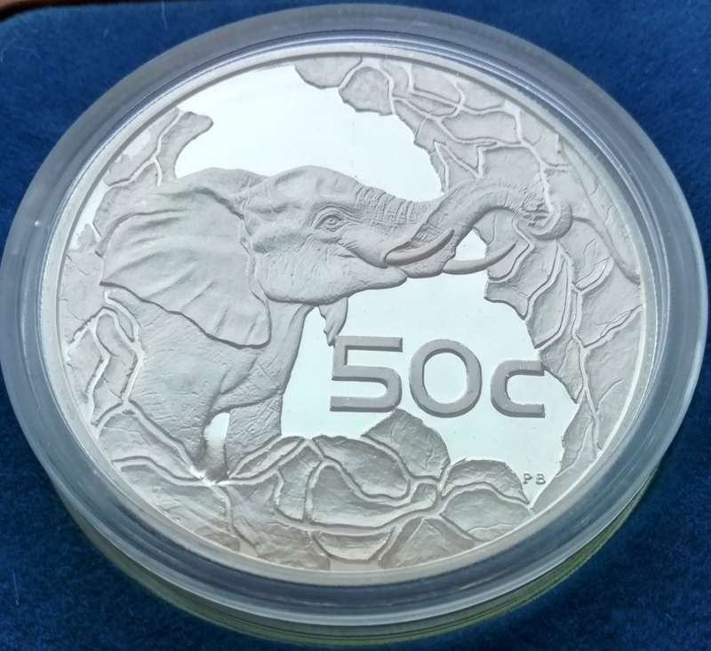 2002 | The Elephant | Proof Silver Wildlife Series | Prestige Set | Mintage Only 500 | R1 Start