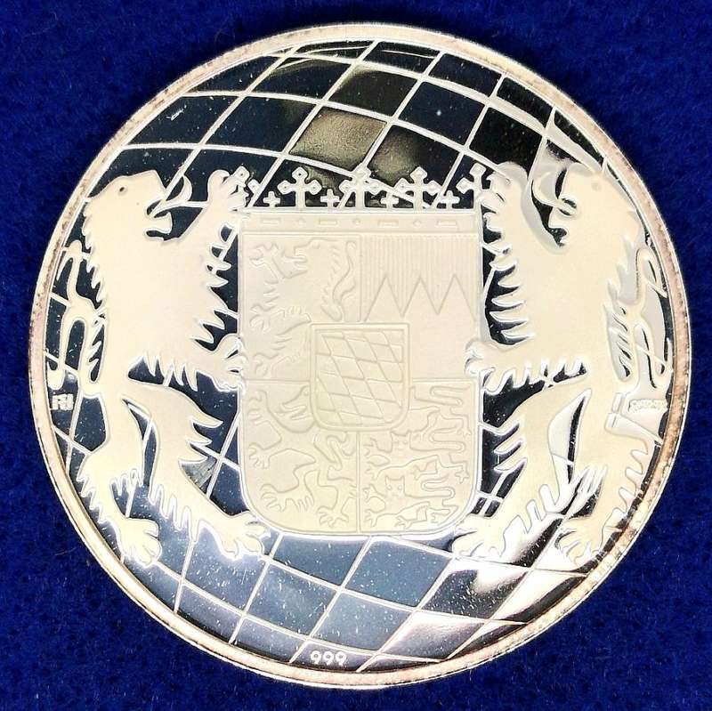 1988 | Proof | Die Fanz Josef Strauss | Gedenkmedaille | 40mm | 30g Fine-Silver (.999) | Rare Find