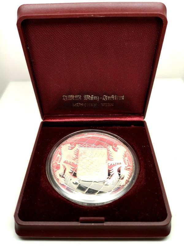 1988 | Proof | Die Fanz Josef Strauss | Gedenkmedaille | 40mm | 30g Fine-Silver (.999) | Rare Find