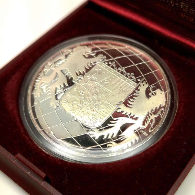 1988 | Proof | Die Fanz Josef Strauss | Gedenkmedaille | 40mm | 30g Fine-Silver (.999) | Rare Find