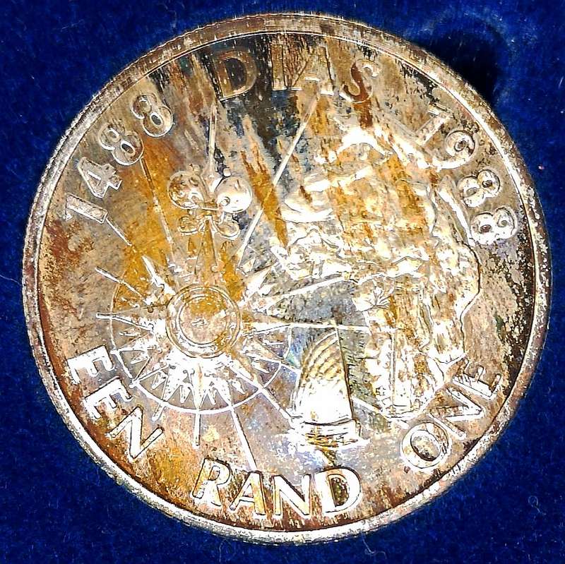 1988 | Proof | R1 | Unique brown toning | 1488 DIAS | In SA Mint Box | R1 Start Auction NR