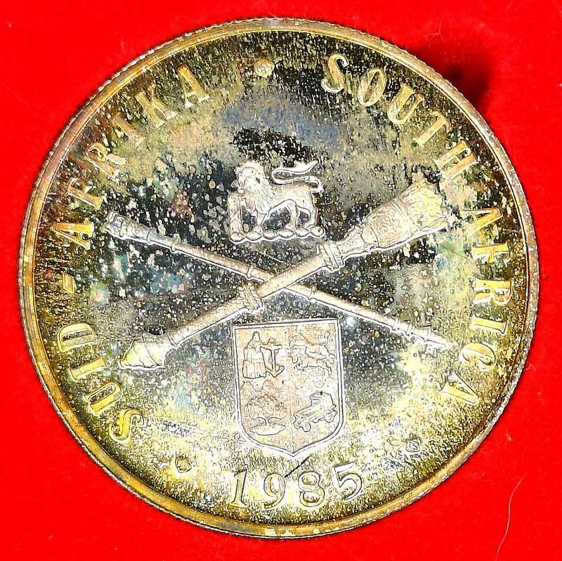 1985 | Proof | R1 | Toning as per images | Parliament | In SA Mint Box | R1 Start Auction NR