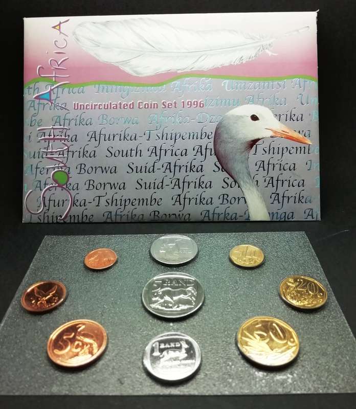 1996 | RSA | Uncirculated | SA Mint | UNC Coin Set