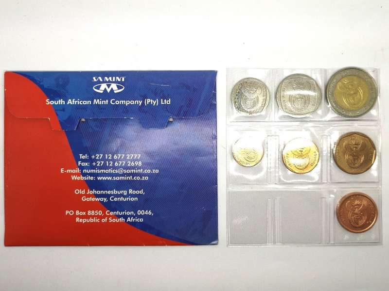2011 | RSA | Uncirculated | SA Mint | UNC Coin Set | Last yer of the 5c Coin | R1 Start