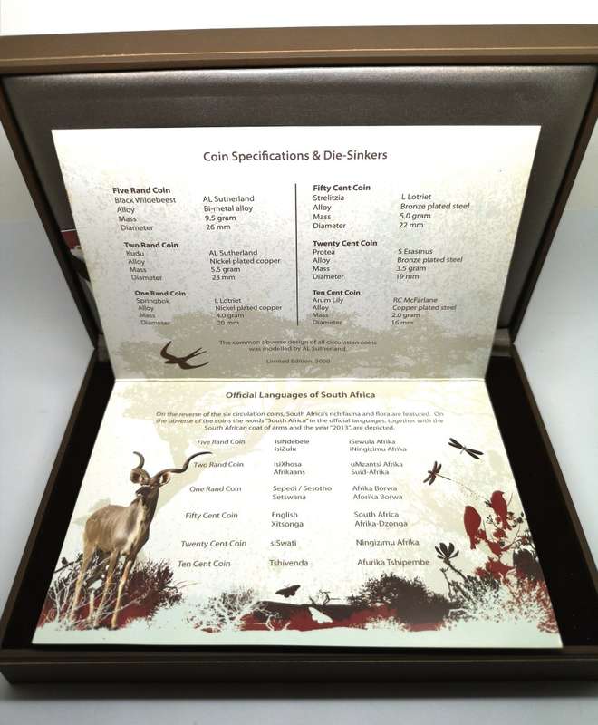 2013 | RSA | Proof | Set in Original SA Mint box | Great Condition | R1 Start