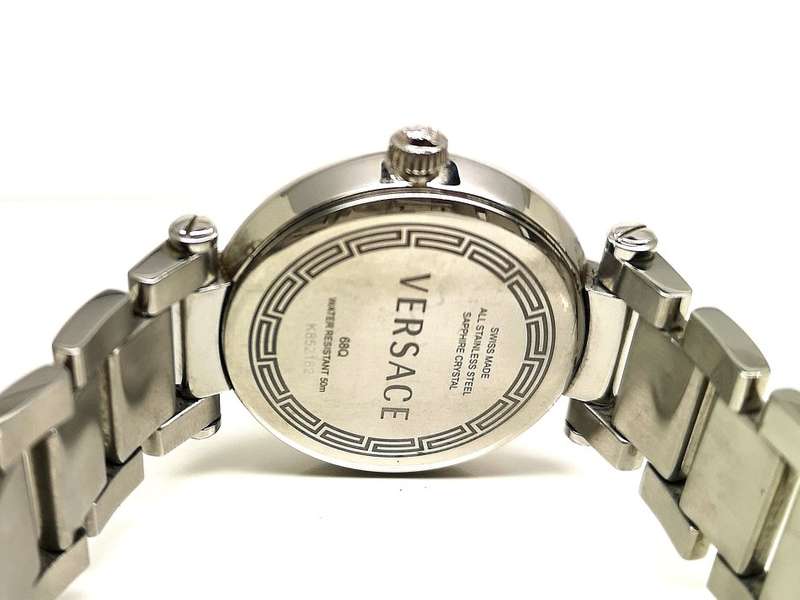 VERSACE | Designer Watch | All Stainless Steel | Authentic with 8 Small Diamonds | R1 Start Auction