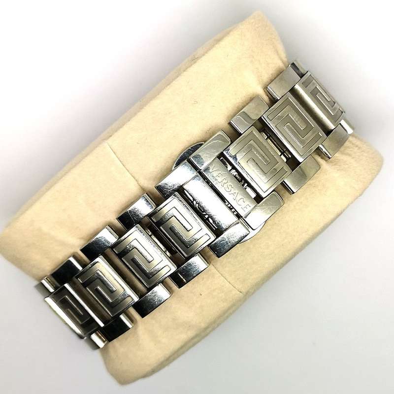 VERSACE | Designer Watch | All Stainless Steel | Authentic with 8 Small Diamonds | R1 Start Auction