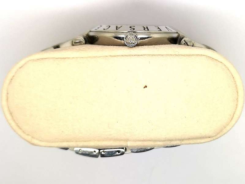 VERSACE | Designer Watch | All Stainless Steel | Authentic with 8 Small Diamonds | R1 Start Auction