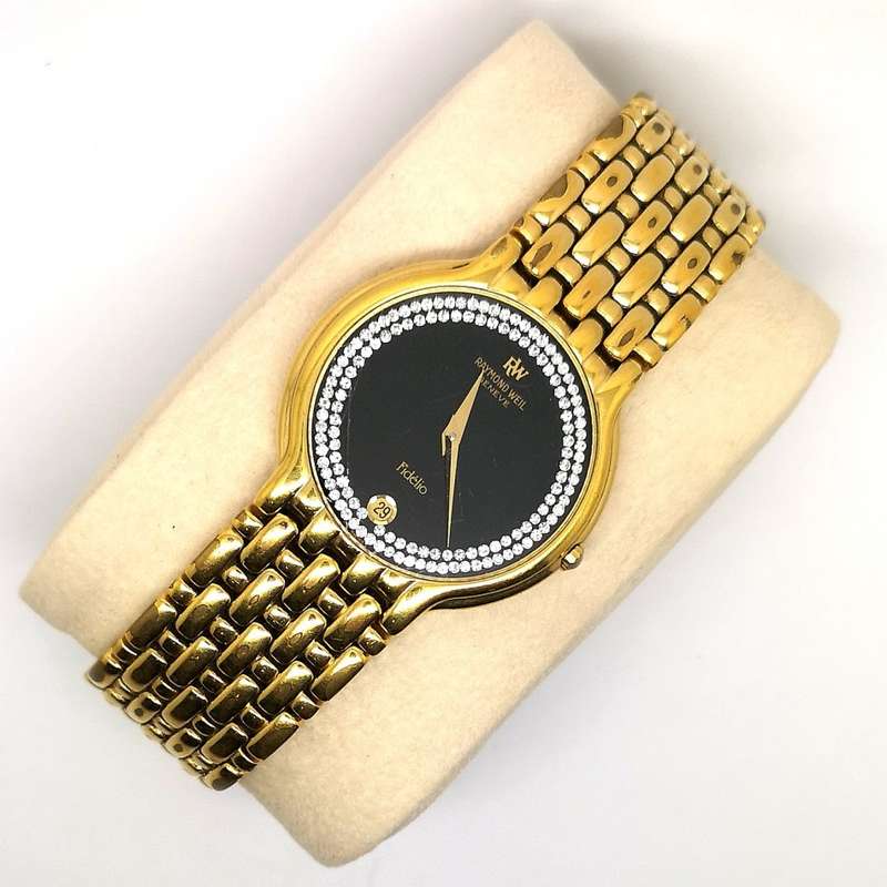 RAYMOND WEIL | GENEVE | Fidelio | Designer Ladies Watch | 18K Gold Plated | Authentic | R1 Start