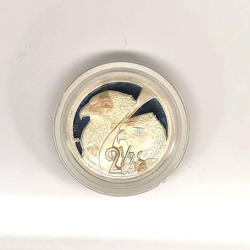 2003 | Proof | 2.5c | Tickey | EAGLES | Birds of Prey Series | Sterling Silver | Mintage only 1989