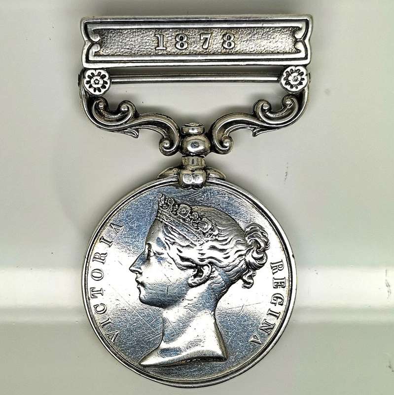 #RARE# | 1878 CLASP | South Africa (Zulu War) Medal | GRIQUALAND W.N CONTINGENT | CORPL. H.W SEAWARD