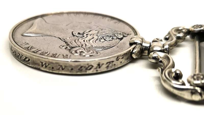 #RARE# | 1878 CLASP | South Africa (Zulu War) Medal | GRIQUALAND W.N CONTINGENT | CORPL. H.W SEAWARD