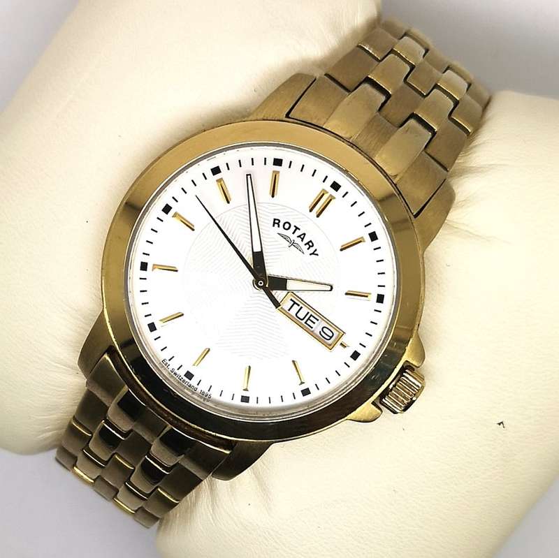 ROTARY | Mens Dress Watch | Gold Plated | Swiss Made | Excellent Condition | 8 out of 10