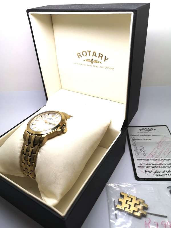 ROTARY | Mens Dress Watch | Gold Plated | Swiss Made | Excellent Condition | 8 out of 10