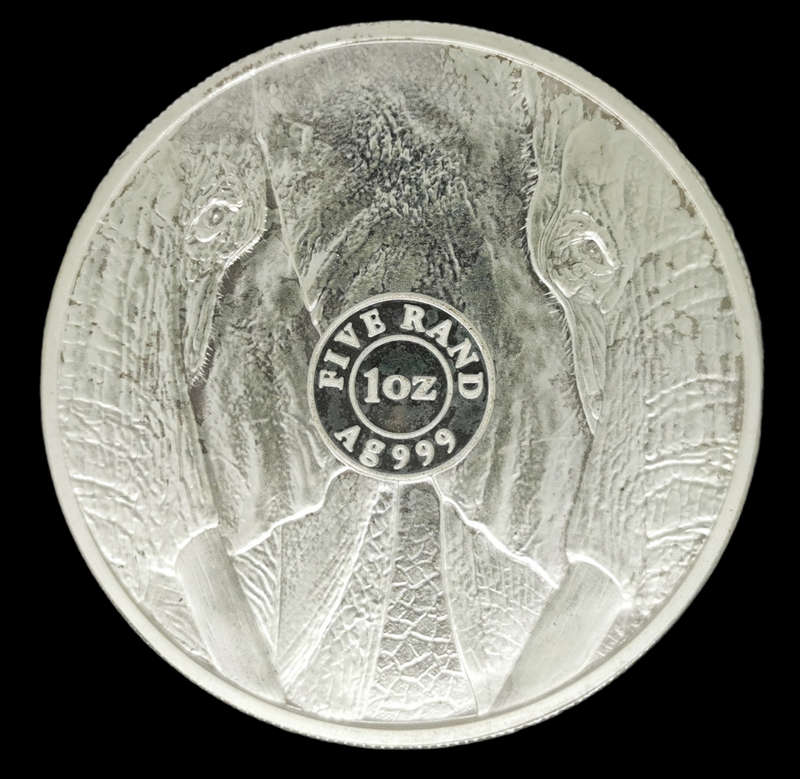 2019 | The Big 5 | Elephant | R5 1 Troy Ounce | Brilliant UNC | Fine Silver | Mintage only 15 000