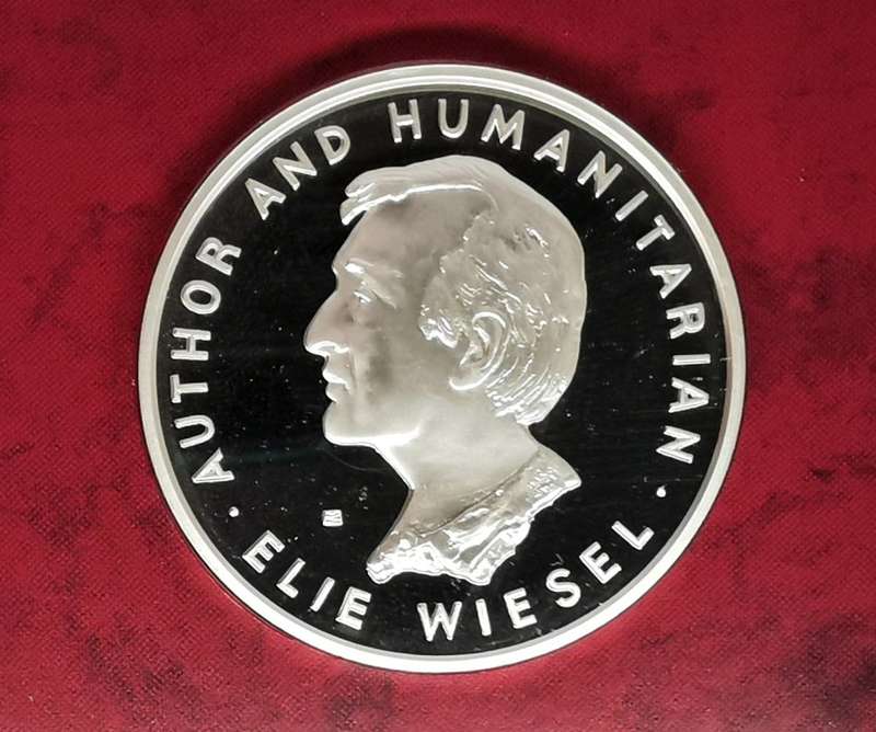 1999 | Elie Wiesel | Nobel Peace Prize Laureate 1986 | Mint Of Norway | 1 Troy Ounce