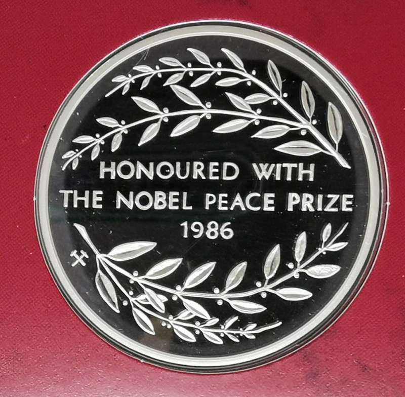 1999 | Elie Wiesel | Nobel Peace Prize Laureate 1986 | Mint Of Norway | 1 Troy Ounce
