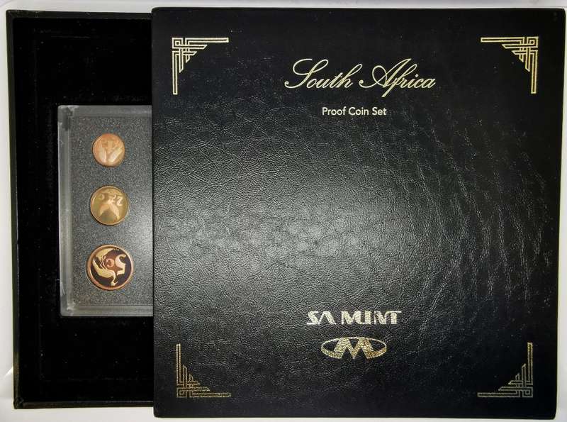 1997 | South Africa | Proof Coin Set | SA Mint | Black box