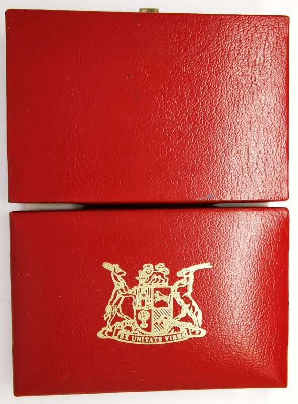 Empty Red SA Mint Box | Half Ounce Kruger Rand
