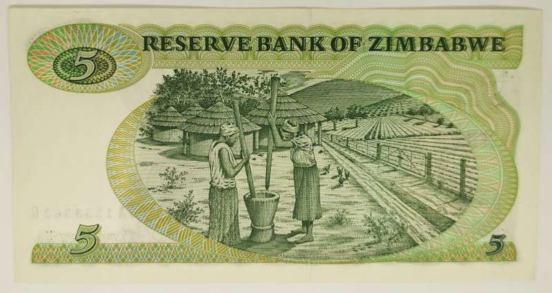 1983 | Set Of 2, 5, 10 & 20 Dollars | "Chiremba Rocks" Issue | Zimbabwe | Signature 2