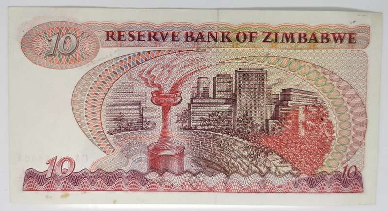 1983 | Set Of 2, 5, 10 & 20 Dollars | "Chiremba Rocks" Issue | Zimbabwe | Signature 2