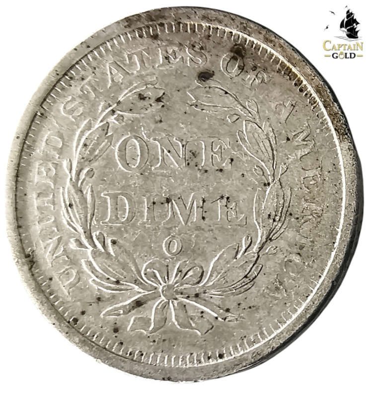 1842 | 1 Seated Liberty Dime | With Stars, No Arrows United States | 179 Year Old Silver (.900) Coin
