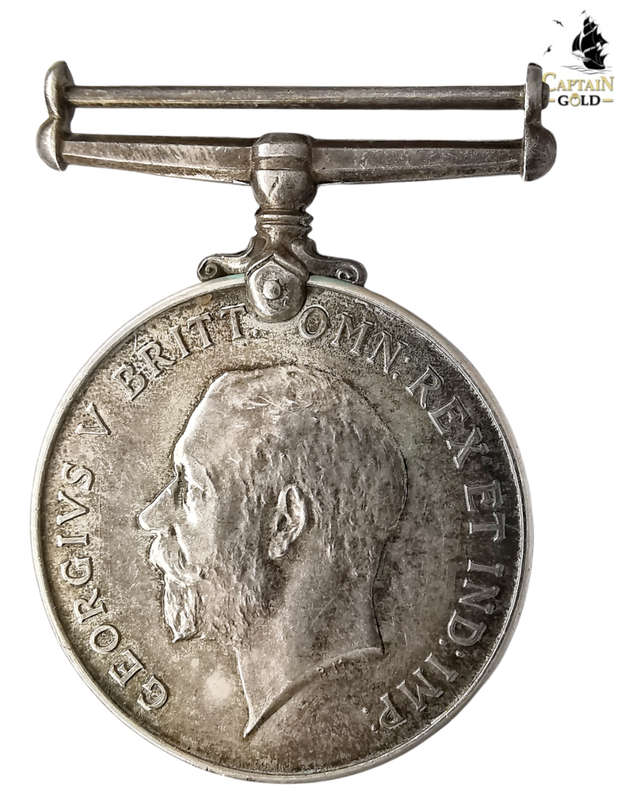 1914-1918 | Silver | OMN: Rex Ind: IMP: Georgivs V Britt | World War 1 Medal | Un-Named