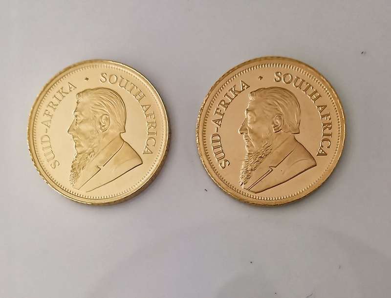 2017 & 2018 | 1/20 Ounce Krugerrand Set | In Capsules | R1 Start | NR