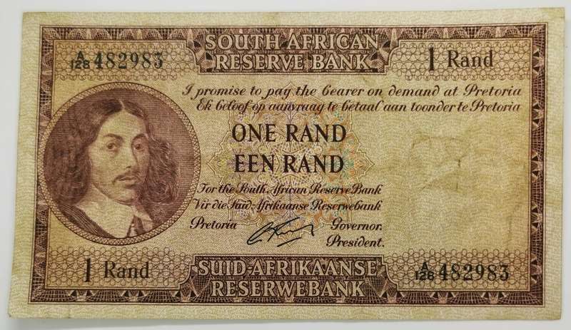 1 Rand Note | South Africa | Signature: G. Rissik