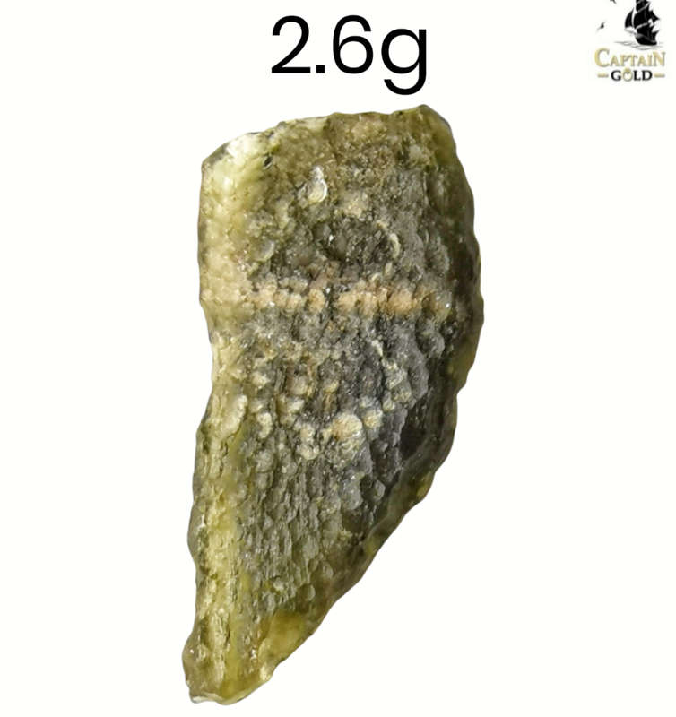 Olive Green Moldavite | 2.6g / 13ct