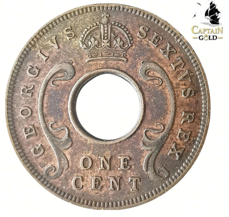 1949 | 1 Cent | George VI | East Africa | 20.3 mm | Lower Mintage