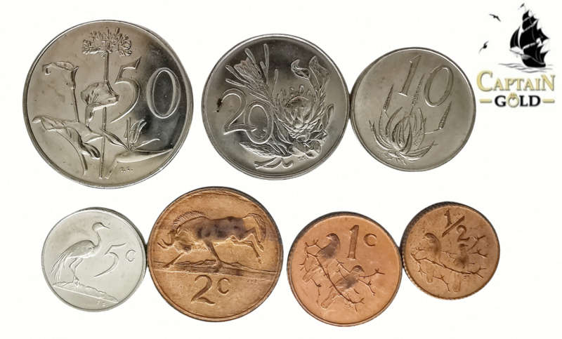 1973 | UNC Set | 50c, 20c, 10c, 5c, 2c, 1c & 1/2c