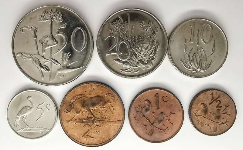 1973 | UNC Set | 50c, 20c, 10c, 5c, 2c, 1c & 1/2c