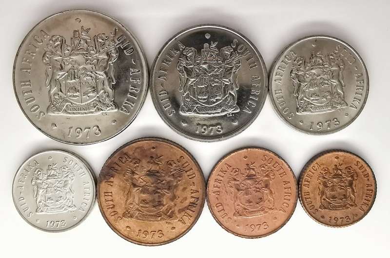 1973 | UNC Set | 50c, 20c, 10c, 5c, 2c, 1c & 1/2c