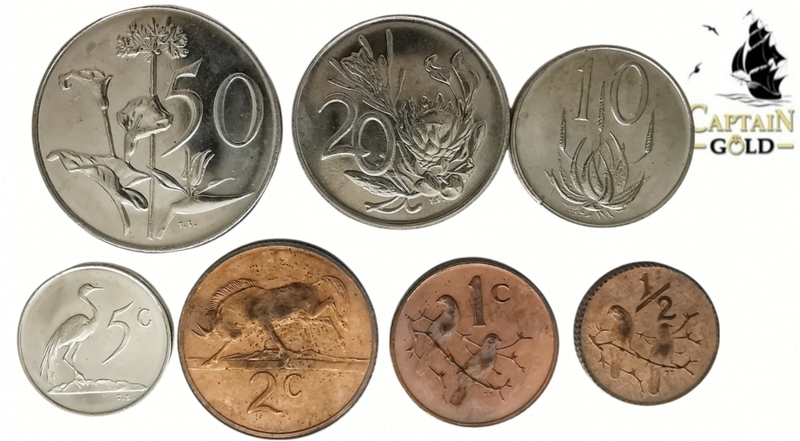 1973 | UNC Set | 50c, 20c, 10c, 5c, 2c, 1c & 1/2c