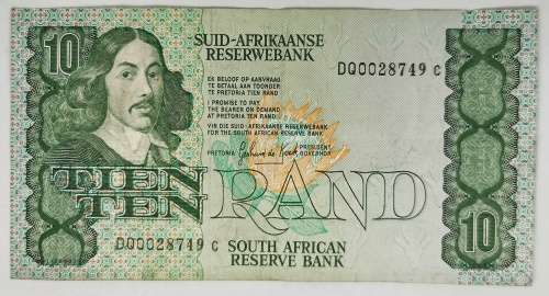 R50, R20, R10, R5, R2 Note Set | Signature: G P C de Kock