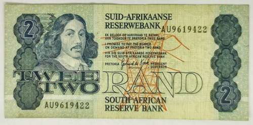 R50, R20, R10, R5, R2 Note Set | Signature: G P C de Kock