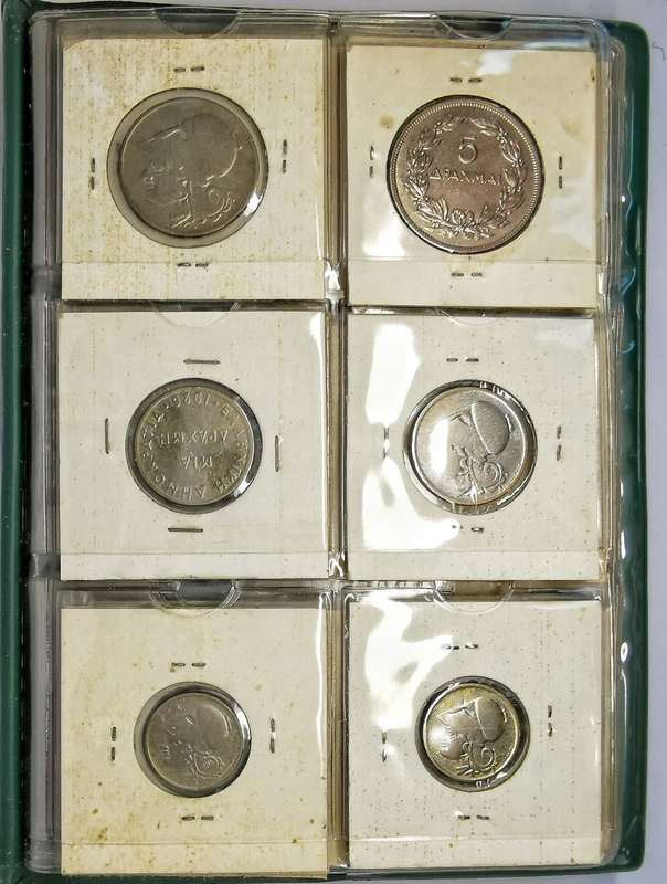 1869 - 1930 | Greece | Lepta Coins | Book Collection