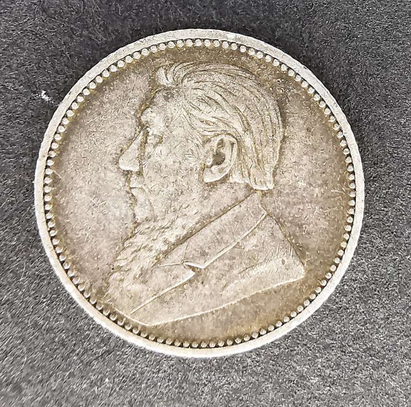 1896 | 6 Pence | Zuid Afrikaansche Republiek | Silver (.925) 19.35 mm Coin