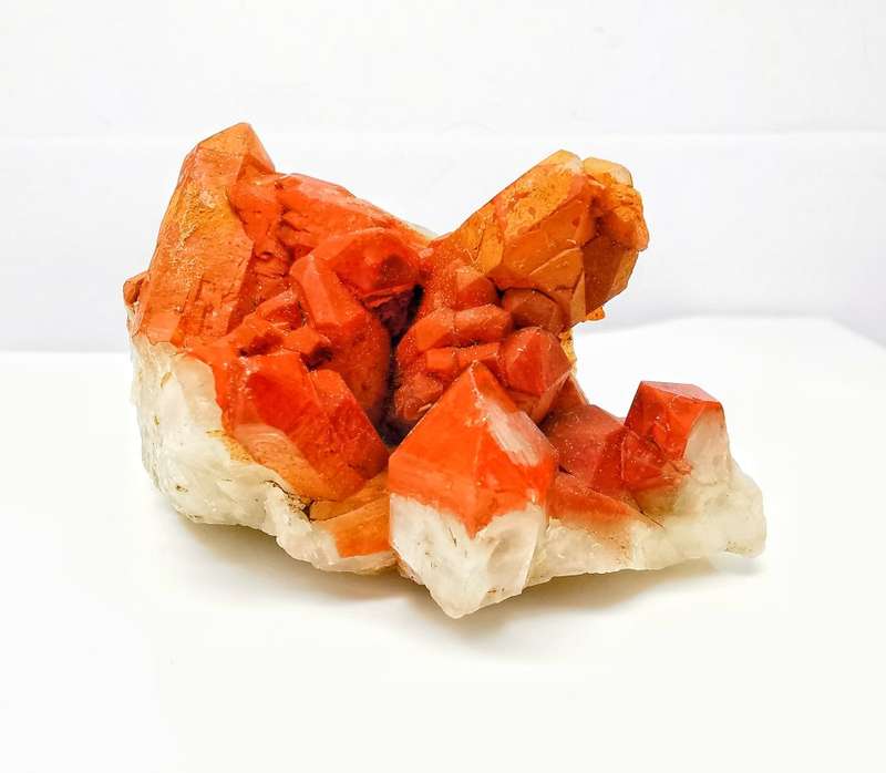 Orange River | Hematite | Quartz Cluster | 66.06g