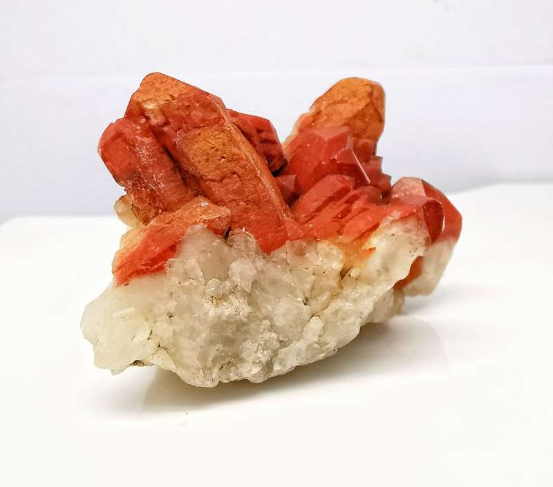 Orange River | Hematite | Quartz Cluster | 66.06g