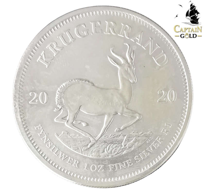 2020 | Krugerrand | 1oz | Fine Silver | R1 | South Africa | UNC | No Capsule/Certificate