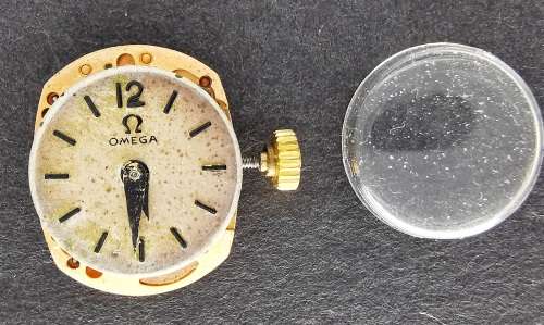 Omega | Seventeen 17 Jewels | Rose Gold Color | Watch Parts