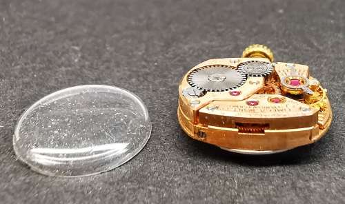 Omega | Seventeen 17 Jewels | Rose Gold Color | Watch Parts