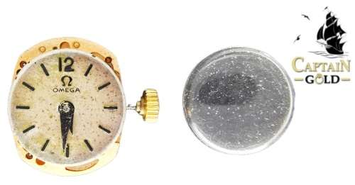Omega | Seventeen 17 Jewels | Rose Gold Color | Watch Parts