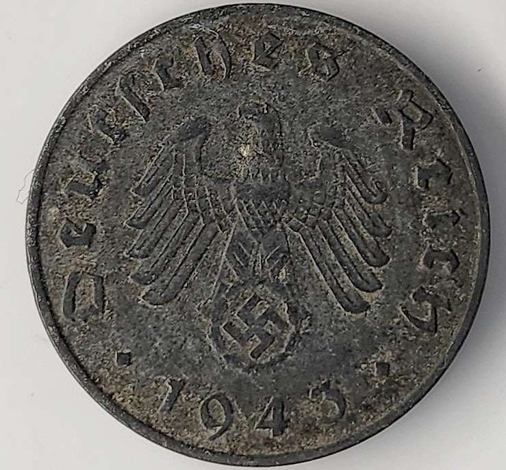 1943 | A | 10 Reichspfennig | Germany | 21 mm