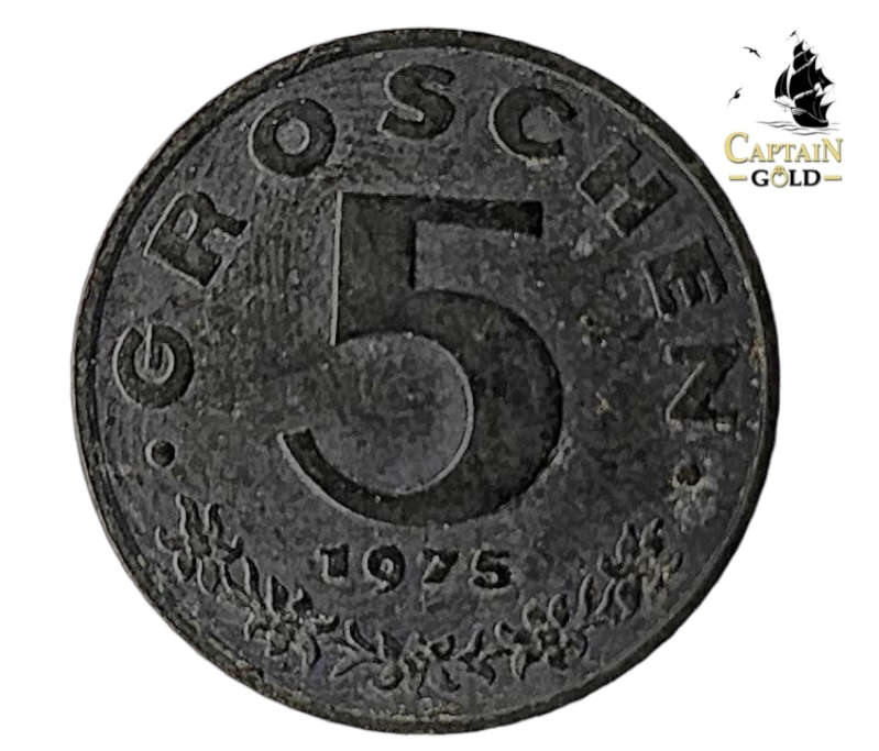 1975 | 5 Groschen | Austria | 19 mm